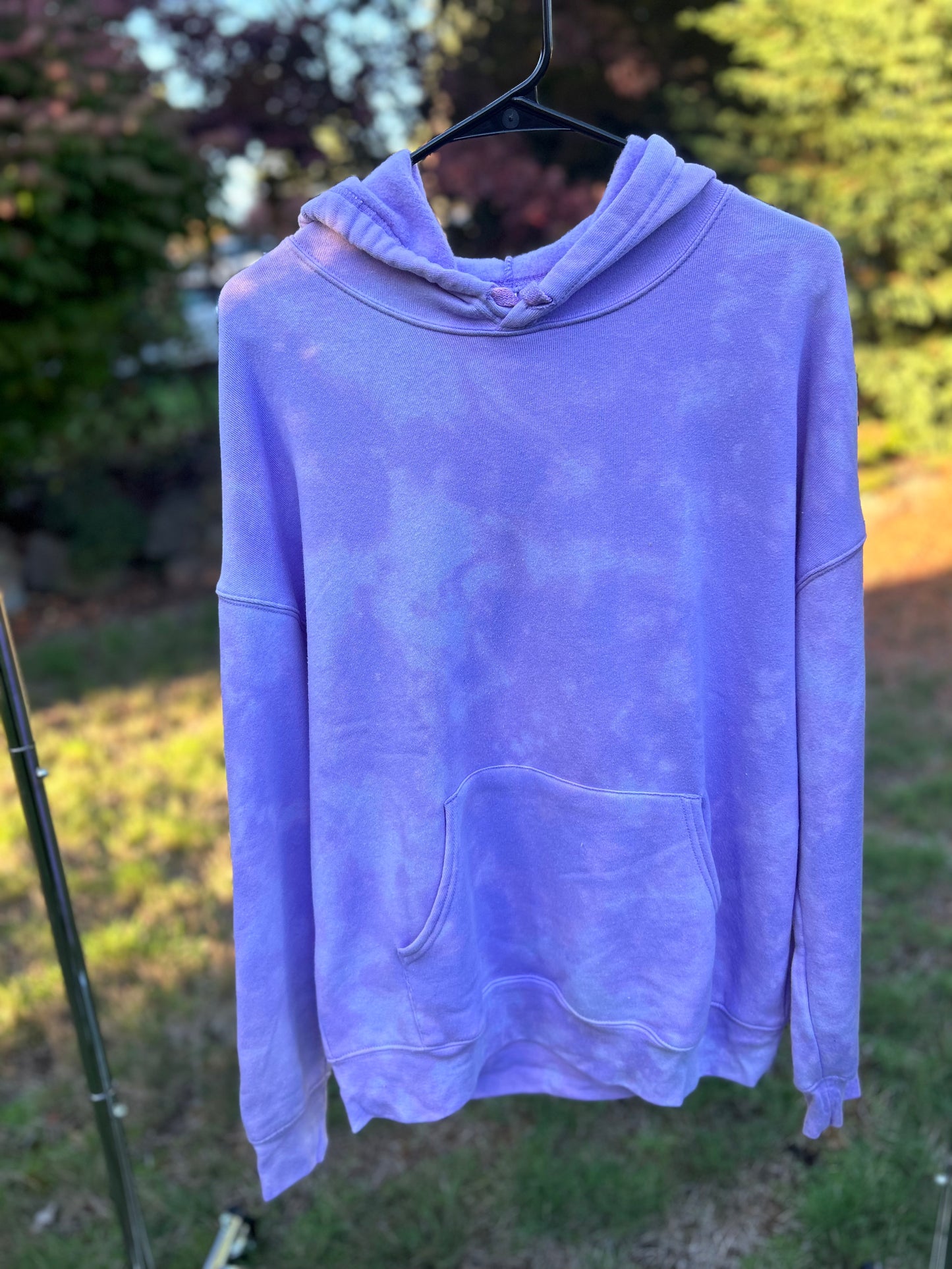 Purple Bleached Hoodie