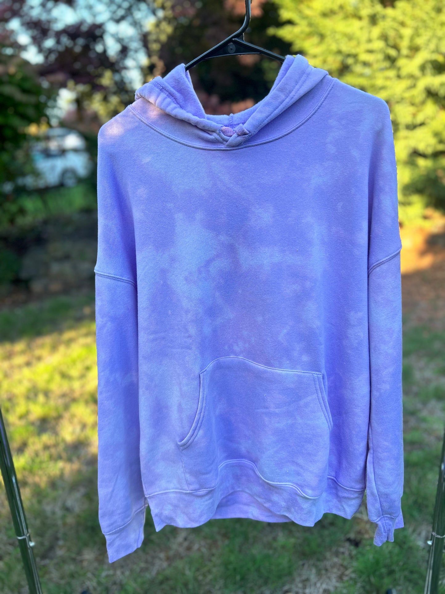 Purple Bleached Hoodie